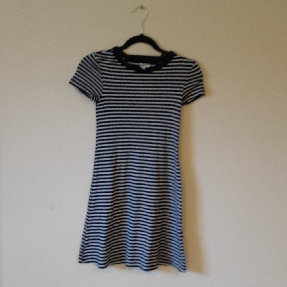 black and white striped dress!